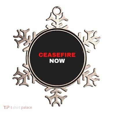 Ceasefire Now Palestine Ornament