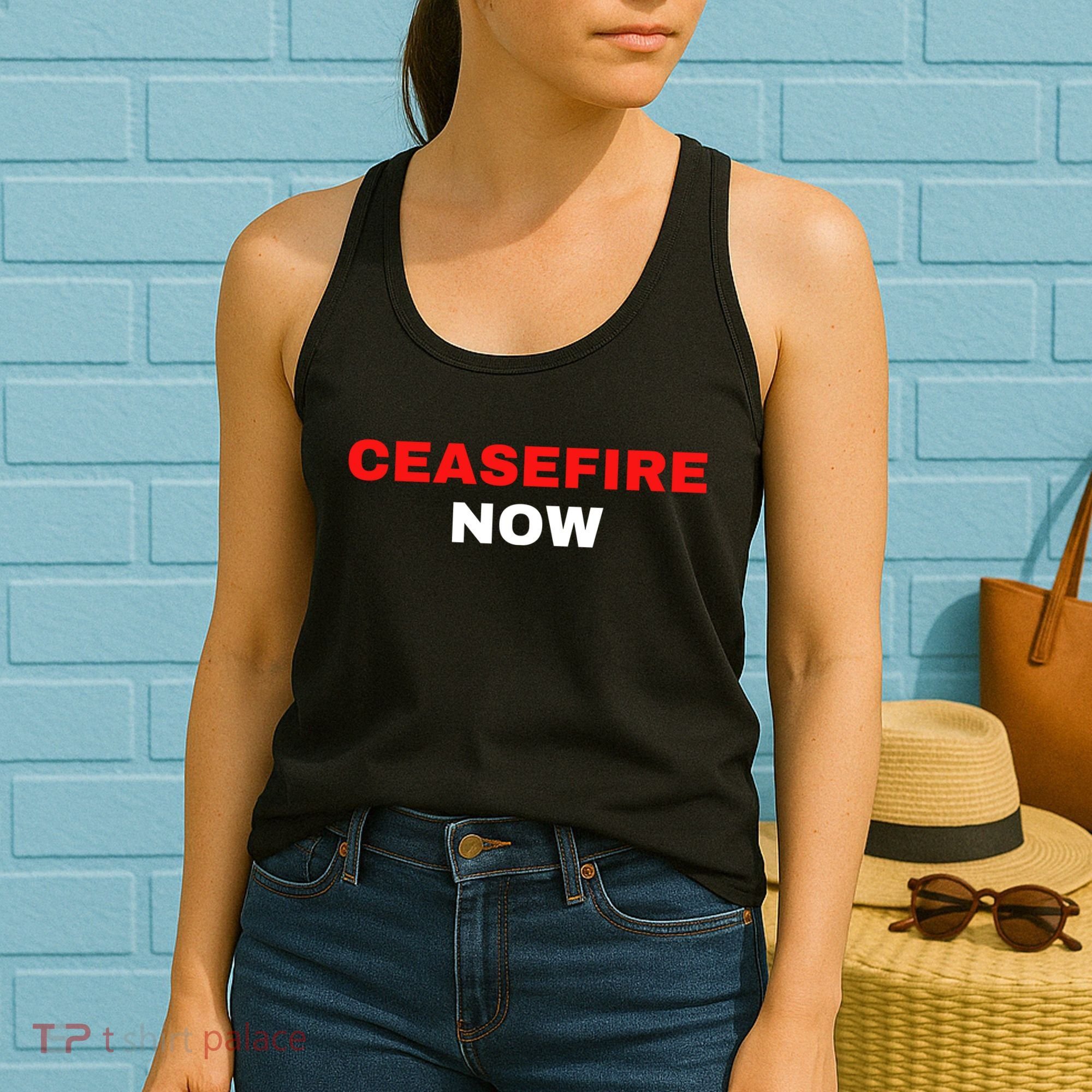 Ceasefire Now Palestine Women's Tank Top