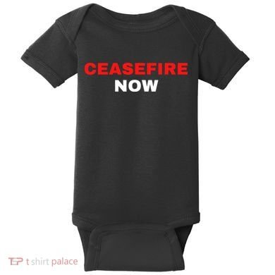 Ceasefire Now Palestine Baby Bodysuit