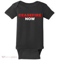 Ceasefire Now Palestine Baby Bodysuit thumb 0