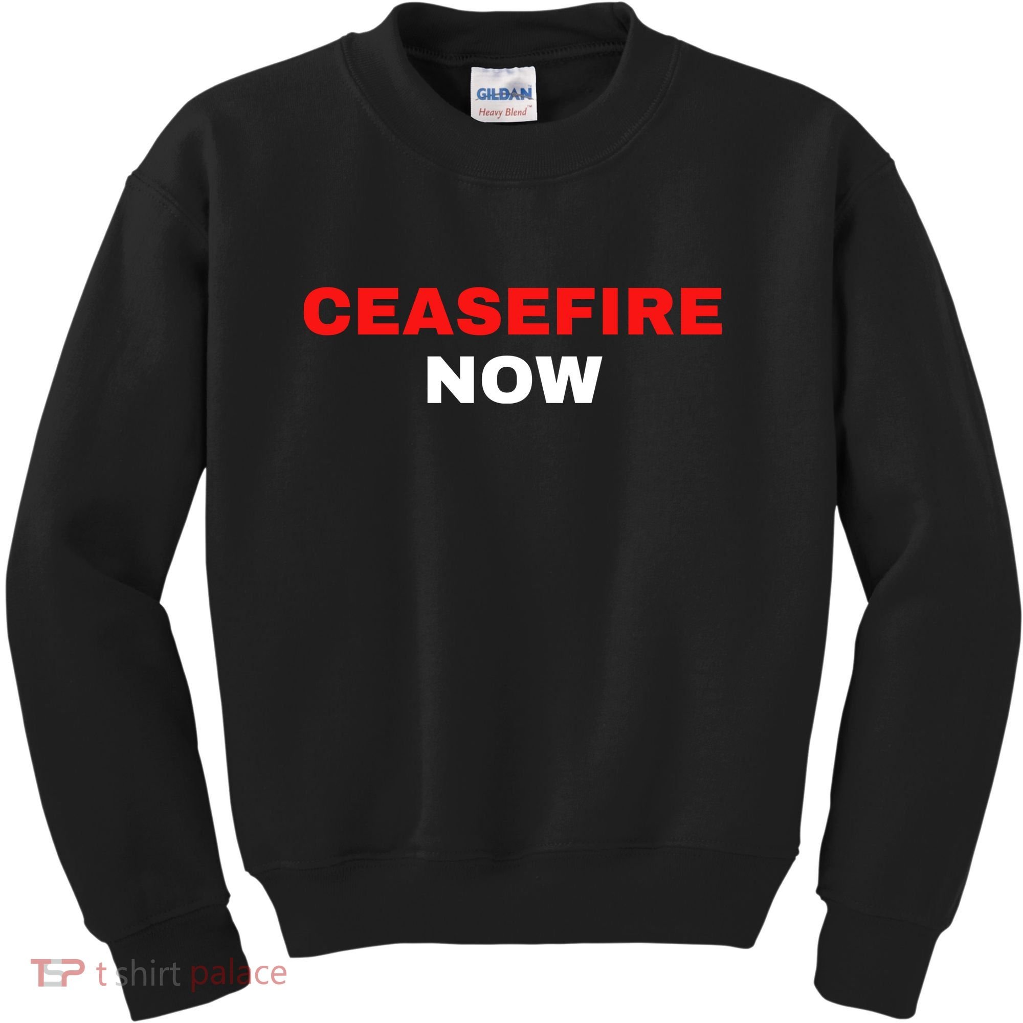 Ceasefire Now Palestine Kids Sweatshirt