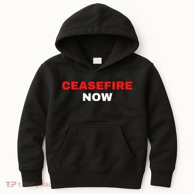Ceasefire Now Palestine Kids Hoodie