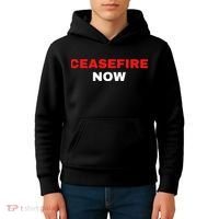 Ceasefire Now Palestine Kids Hoodie thumb 4