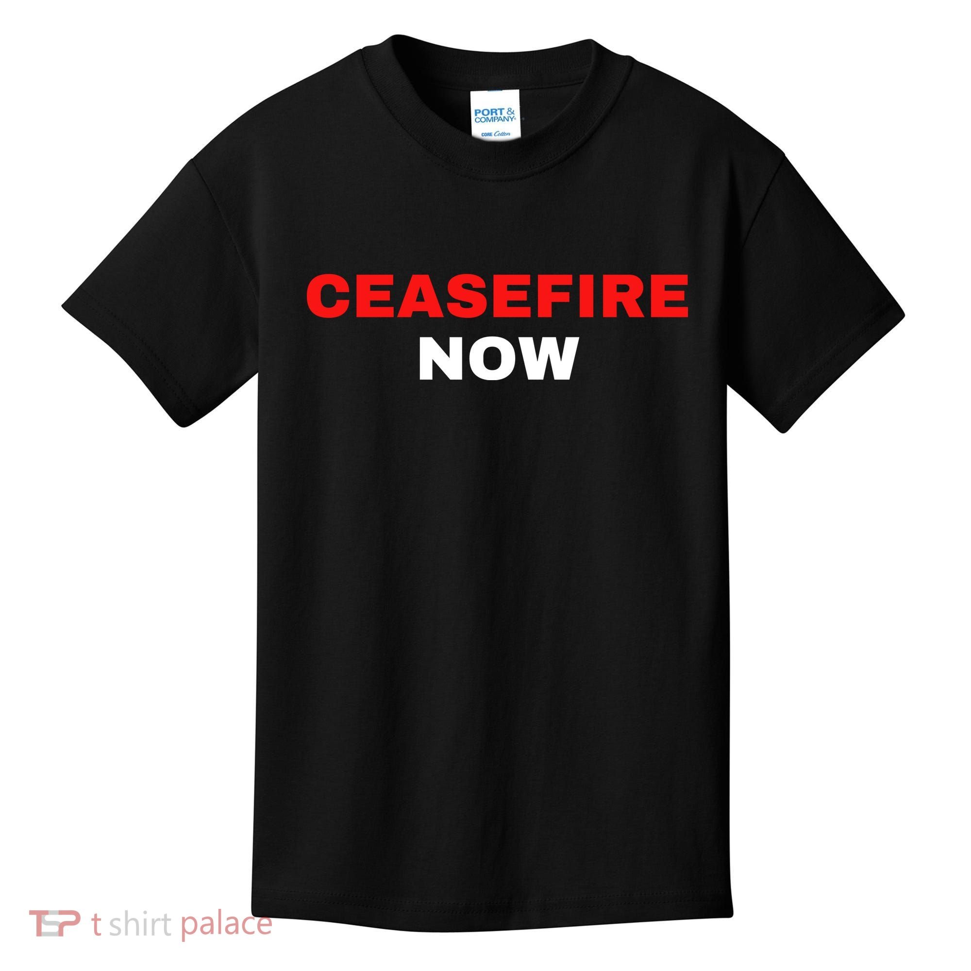 Ceasefire Now Palestine Kids T-Shirt