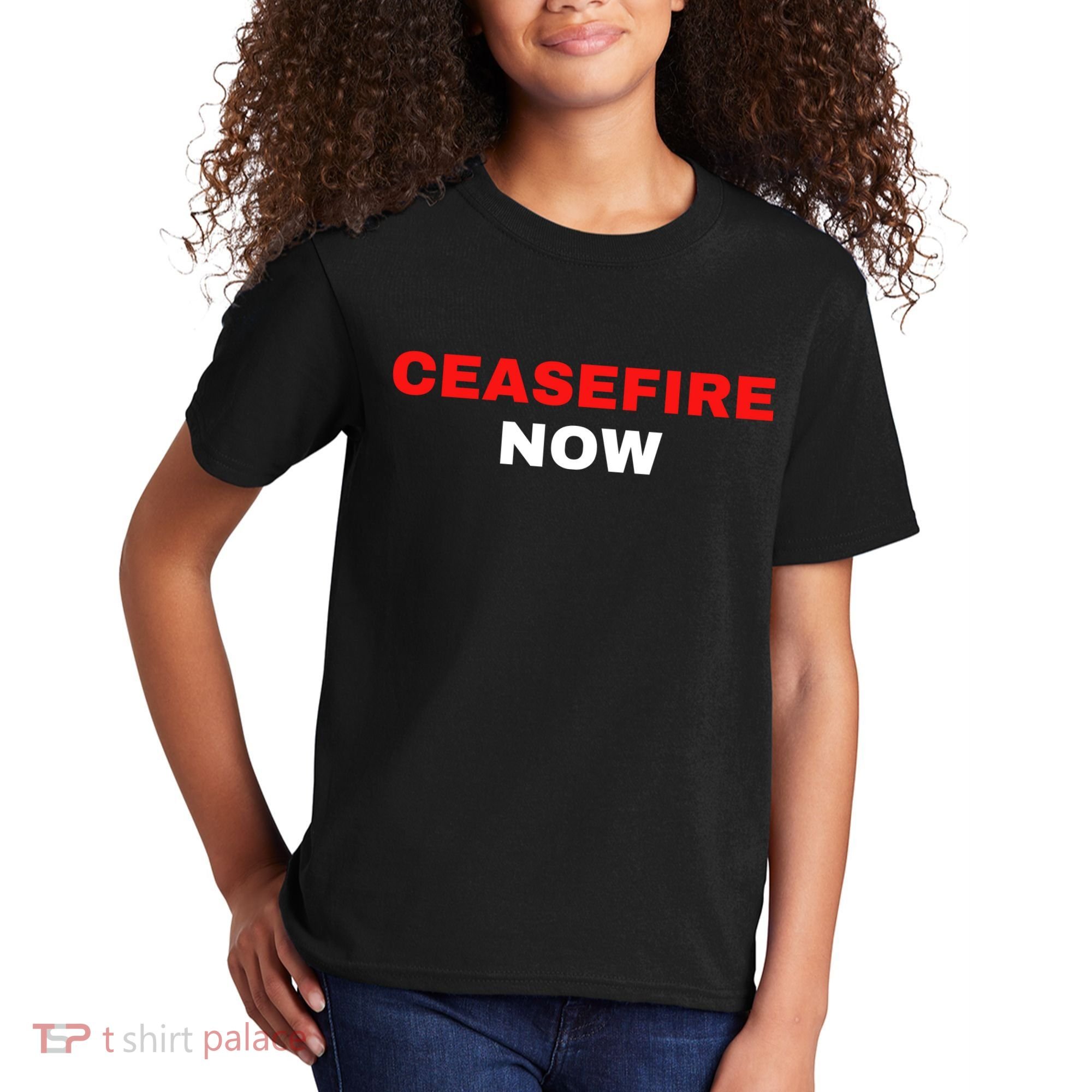 Ceasefire Now Palestine Kids T-Shirt