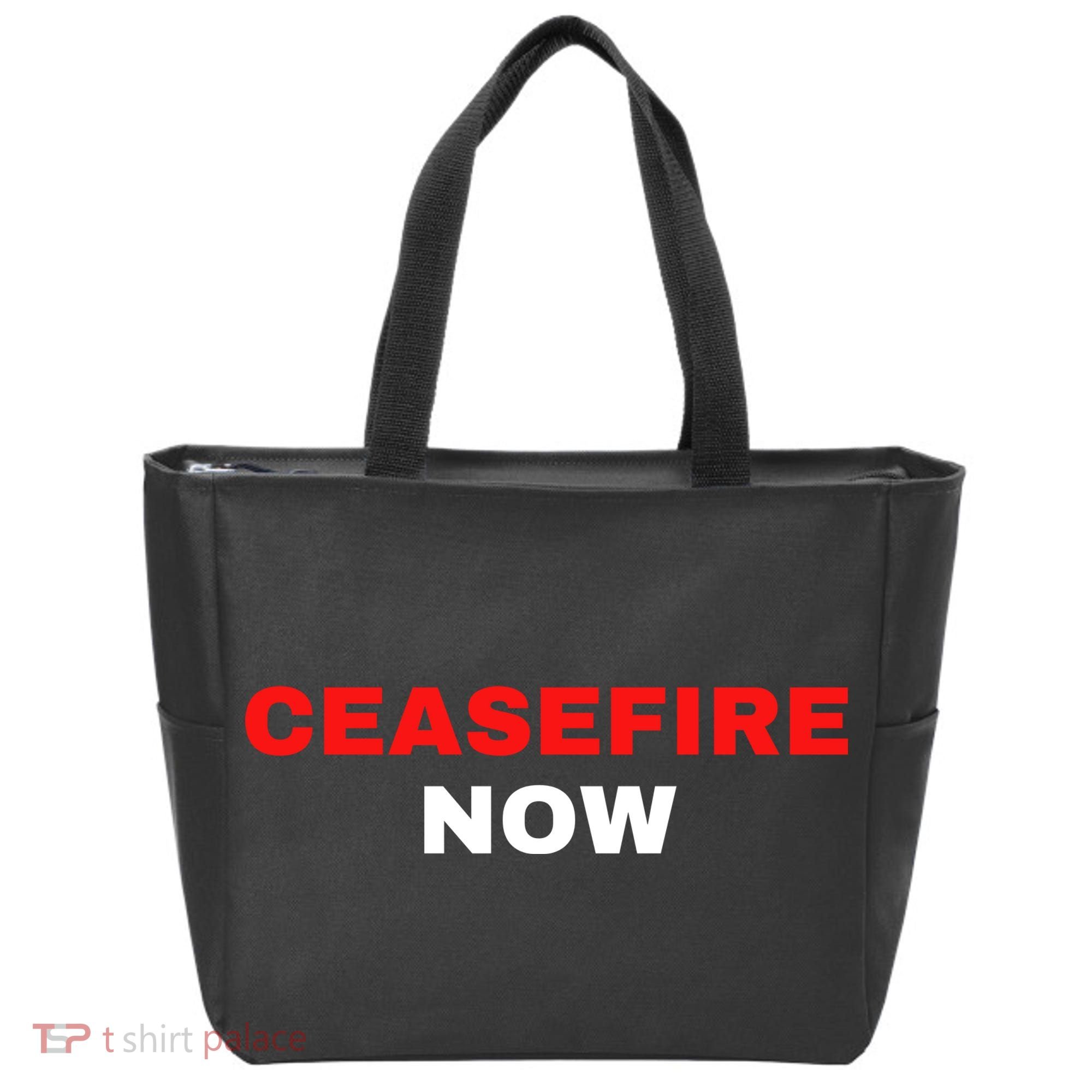 Ceasefire Now Palestine Tote Bag