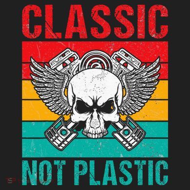 Classic Not Plastic Muscle Car Comfort Colors Heavyweight Long Sleeve T-Shirt