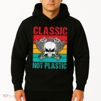 Classic Not Plastic Muscle Car Hoodie thumb 2
