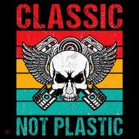 Classic Not Plastic Muscle Car Hoodie thumb 7
