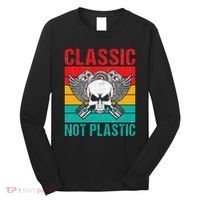 Classic Not Plastic Muscle Car Long Sleeve Shirt thumb 0