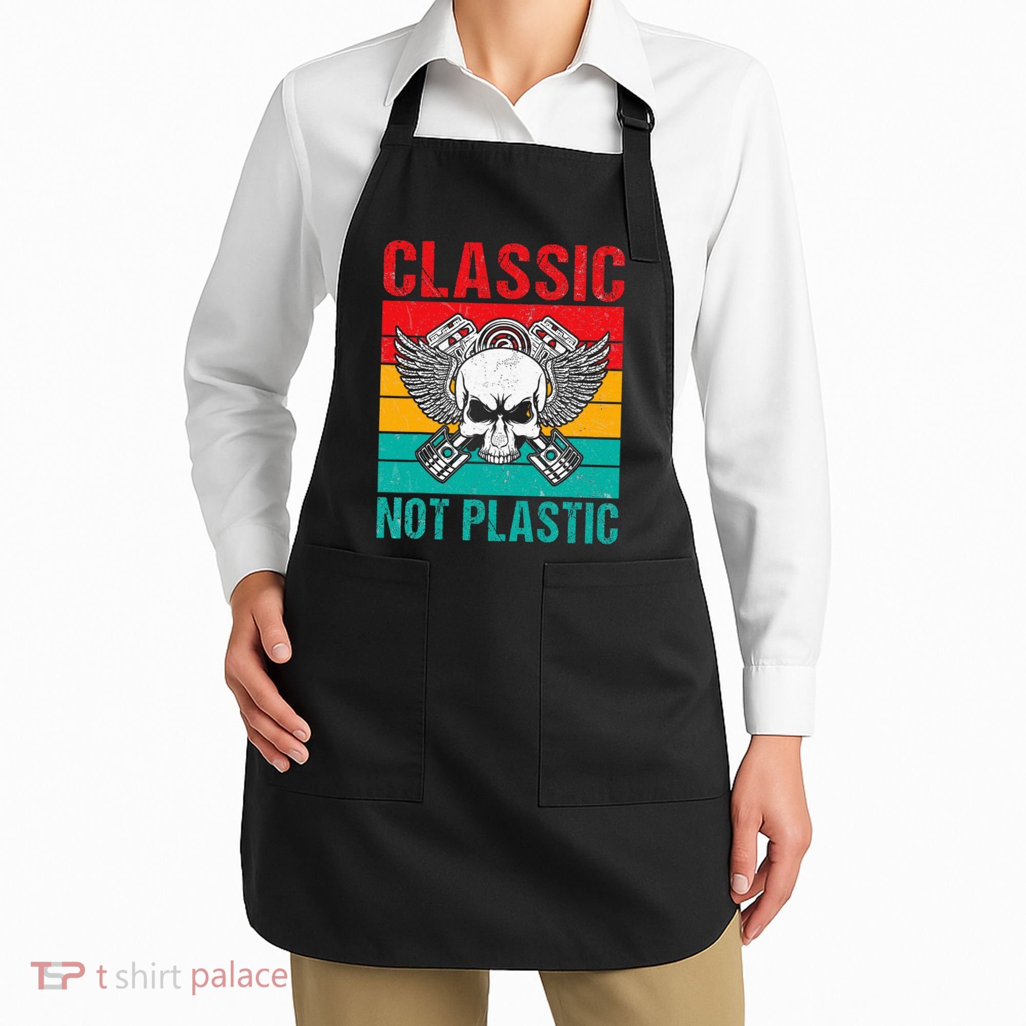 Classic Not Plastic Muscle Car Apron