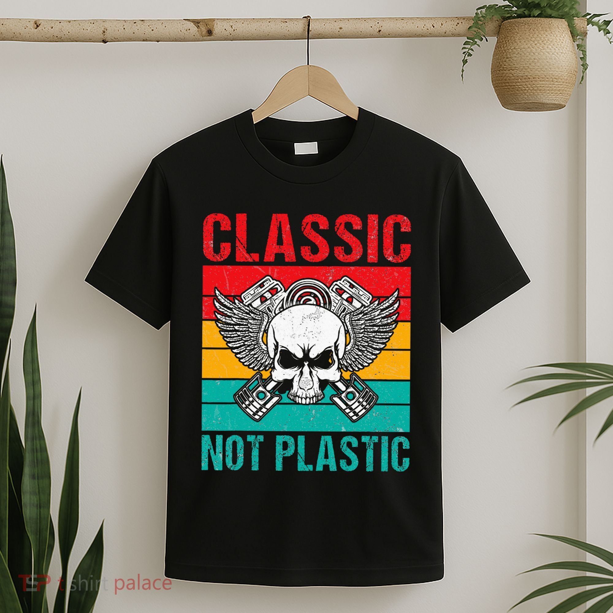 Classic Not Plastic Muscle Car T-Shirt