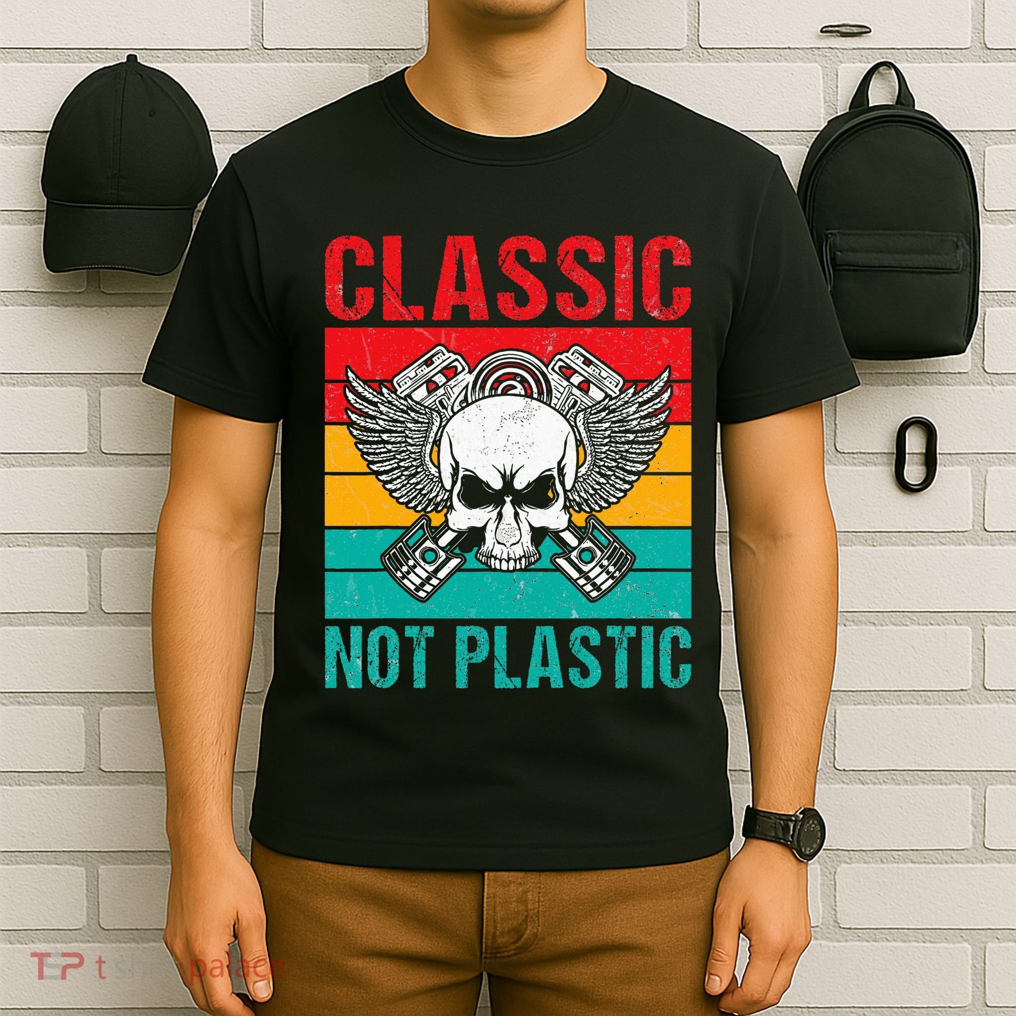 Classic Not Plastic Muscle Car T-Shirt