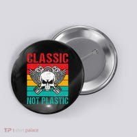 Classic Not Plastic Muscle Car Button thumb 0