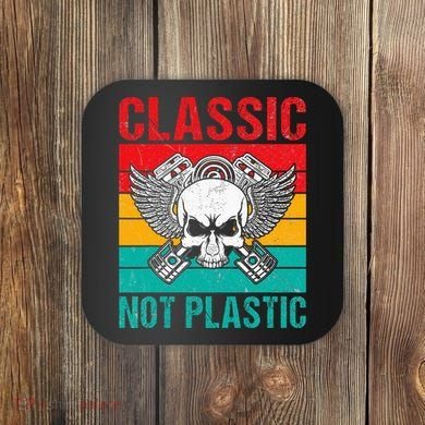 Classic Not Plastic Muscle Car Coaster