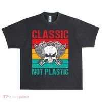 Classic Not Plastic Muscle Car Urban Oversized Heavyweight T-Shirt thumb 0