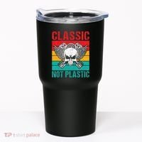 Classic Not Plastic Muscle Car Tumbler thumb 0