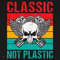 Classic Not Plastic Muscle Car Mousepad thumb 1