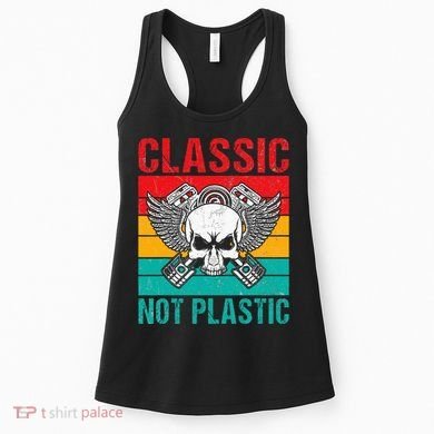 Classic Not Plastic Muscle Car Women's Tank Top
