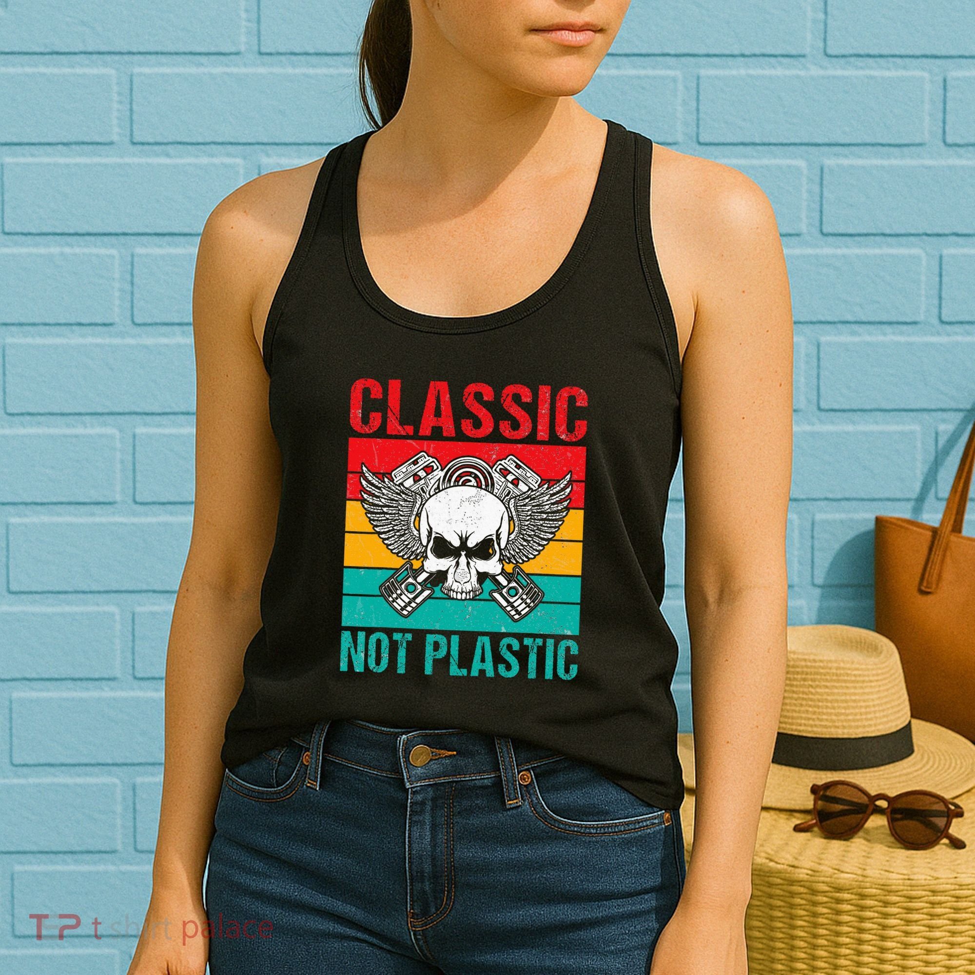 Classic Not Plastic Muscle Car Women's Tank Top