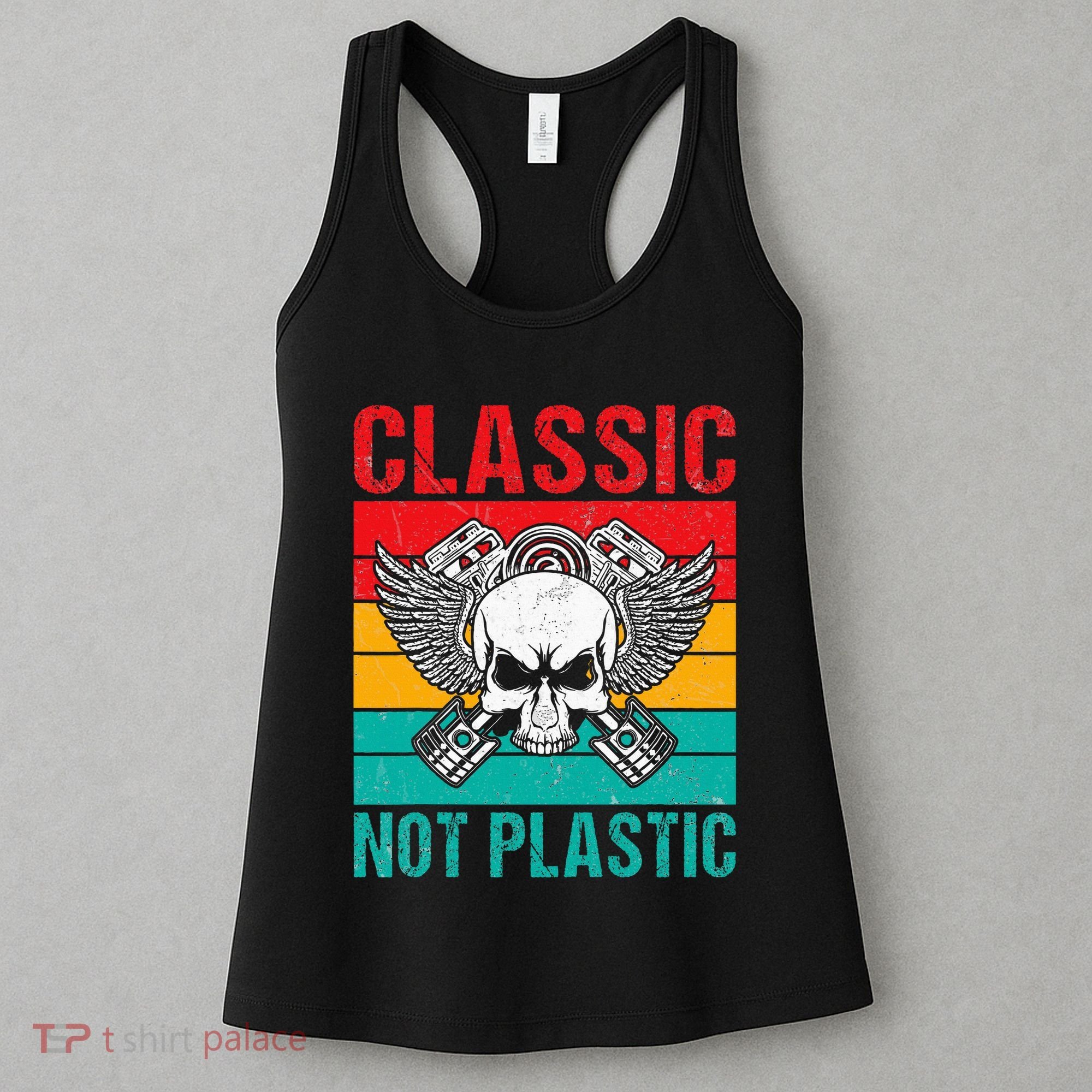 Classic Not Plastic Muscle Car Women's Tank Top