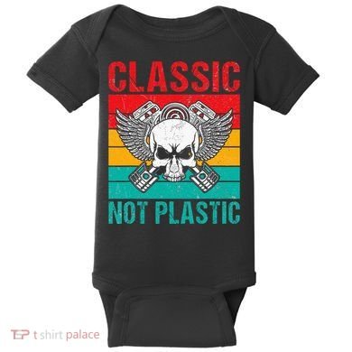 Classic Not Plastic Muscle Car Baby Bodysuit