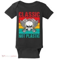Classic Not Plastic Muscle Car Baby Bodysuit thumb 0
