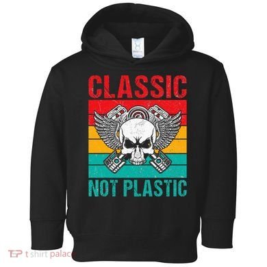 Classic Not Plastic Muscle Car Toddler Hoodie
