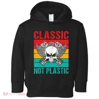 Classic Not Plastic Muscle Car Toddler Hoodie thumb 0