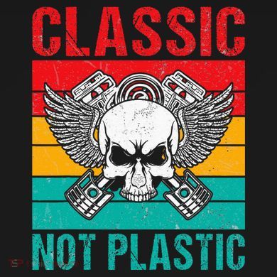 Classic Not Plastic Muscle Car Toddler Hoodie