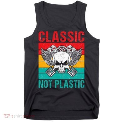 Classic Not Plastic Muscle Car Tank Top