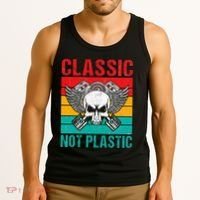 Classic Not Plastic Muscle Car Tank Top thumb 3