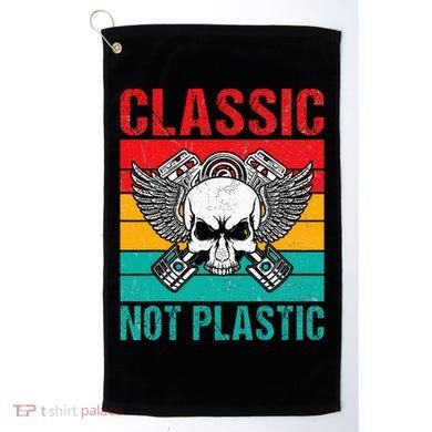 Classic Not Plastic Muscle Car Golf Towel