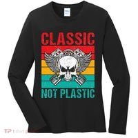 Classic Not Plastic Muscle Car Women's Long Sleeve Shirt thumb 0
