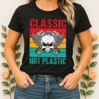 Classic Not Plastic Muscle Car Women's T-Shirt thumb 2