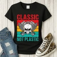 Classic Not Plastic Muscle Car Women's T-Shirt thumb 3