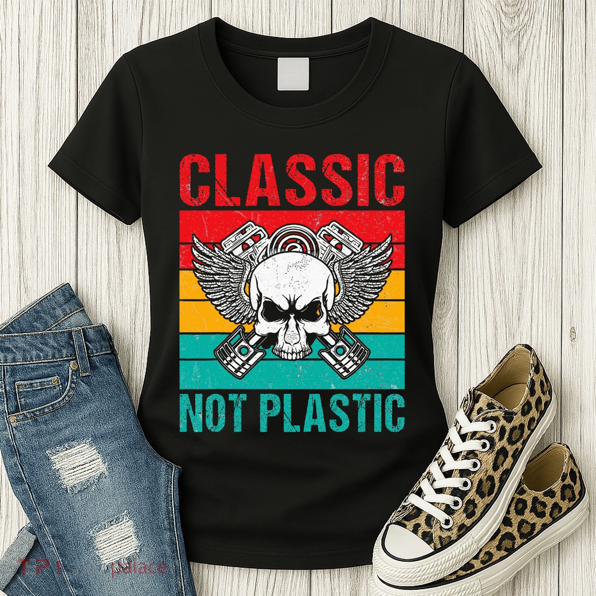 Classic Not Plastic Muscle Car Women's T-Shirt