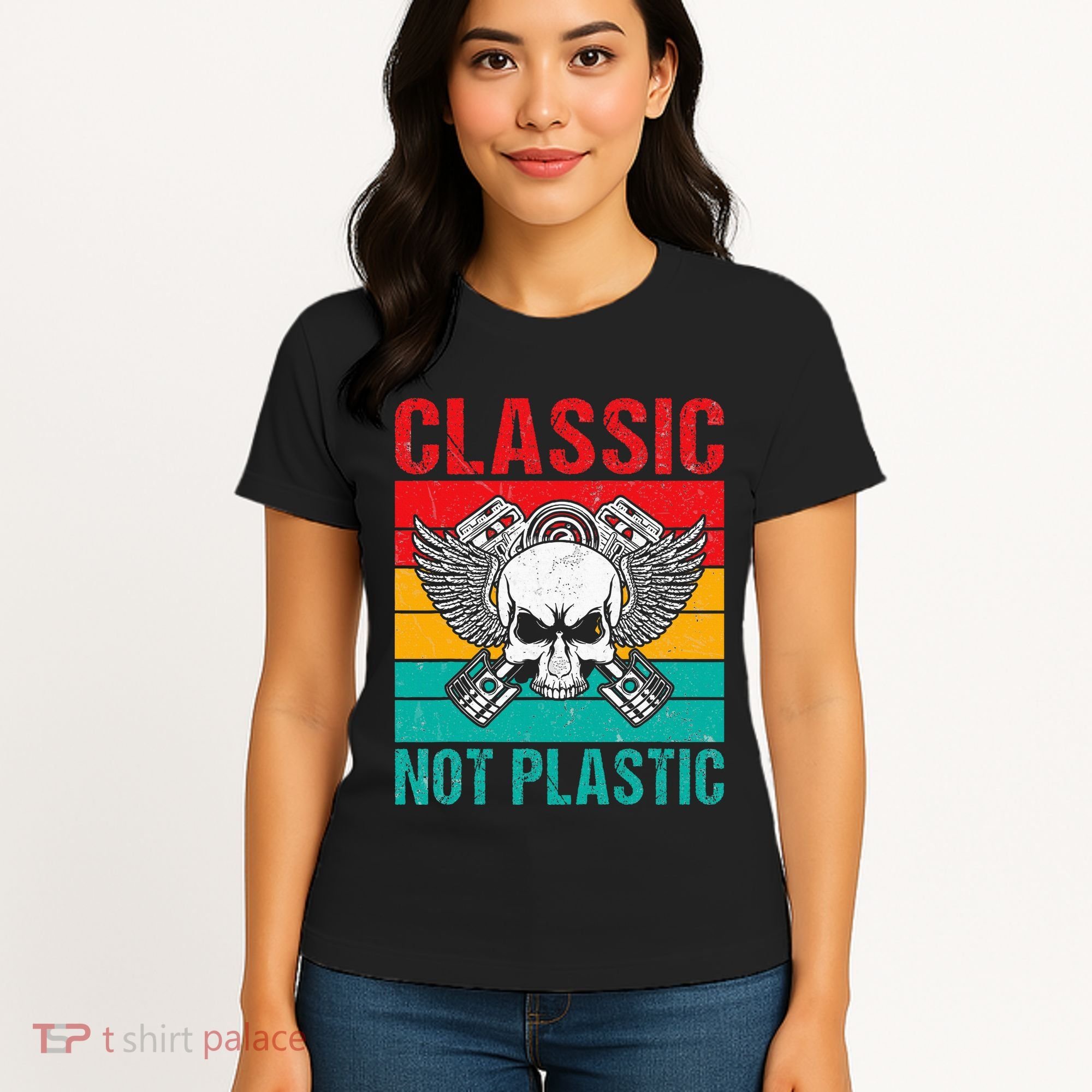 Classic Not Plastic Muscle Car Women's T-Shirt