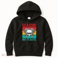Classic Not Plastic Muscle Car Kids Hoodie thumb 0