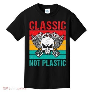 Classic Not Plastic Muscle Car Kids T-Shirt