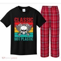 Classic Not Plastic Muscle Car Kids Plaid Pajama Set thumb 0