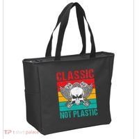 Classic Not Plastic Muscle Car Tote Bag thumb 2