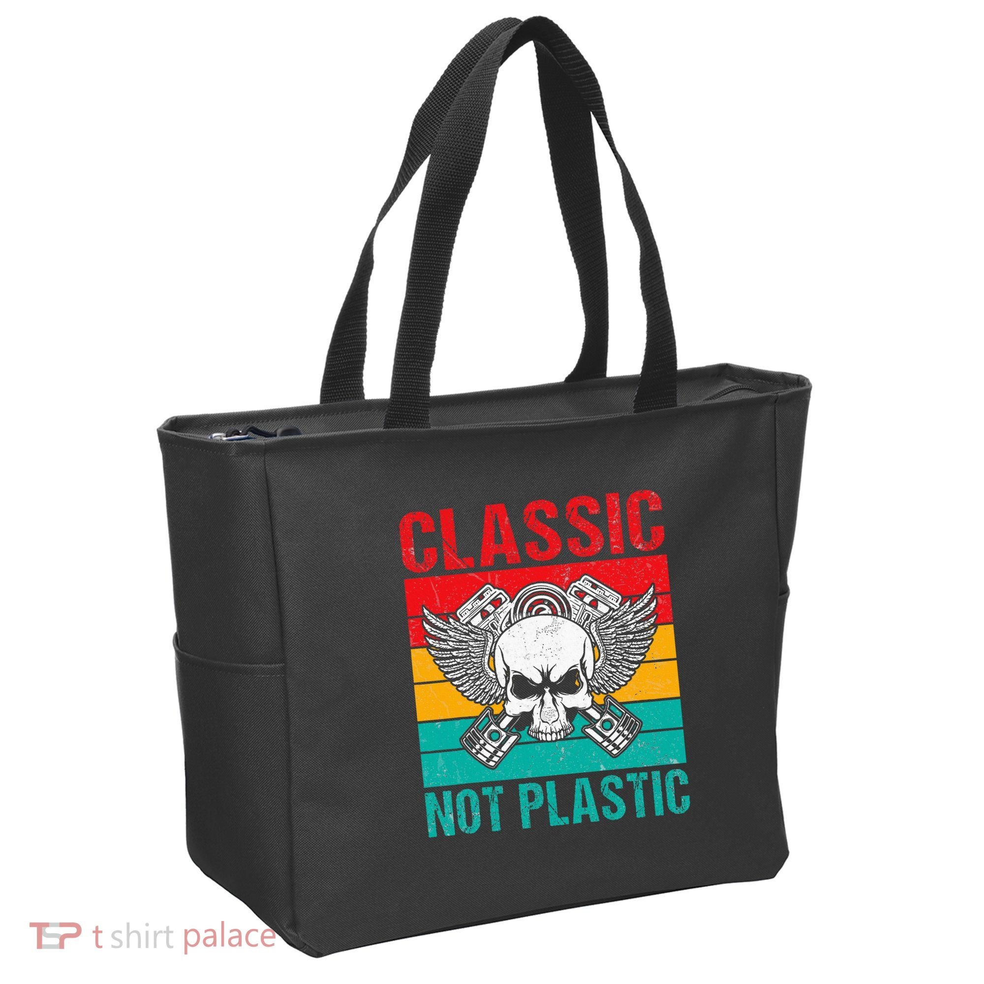 Classic Not Plastic Muscle Car Tote Bag