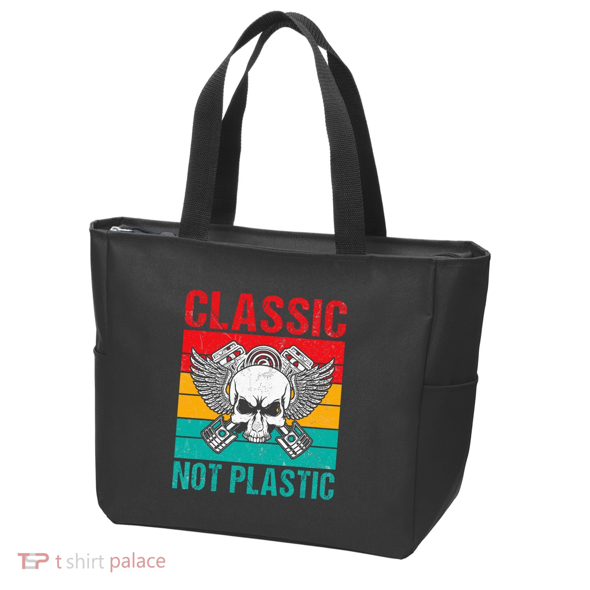 Classic Not Plastic Muscle Car Tote Bag