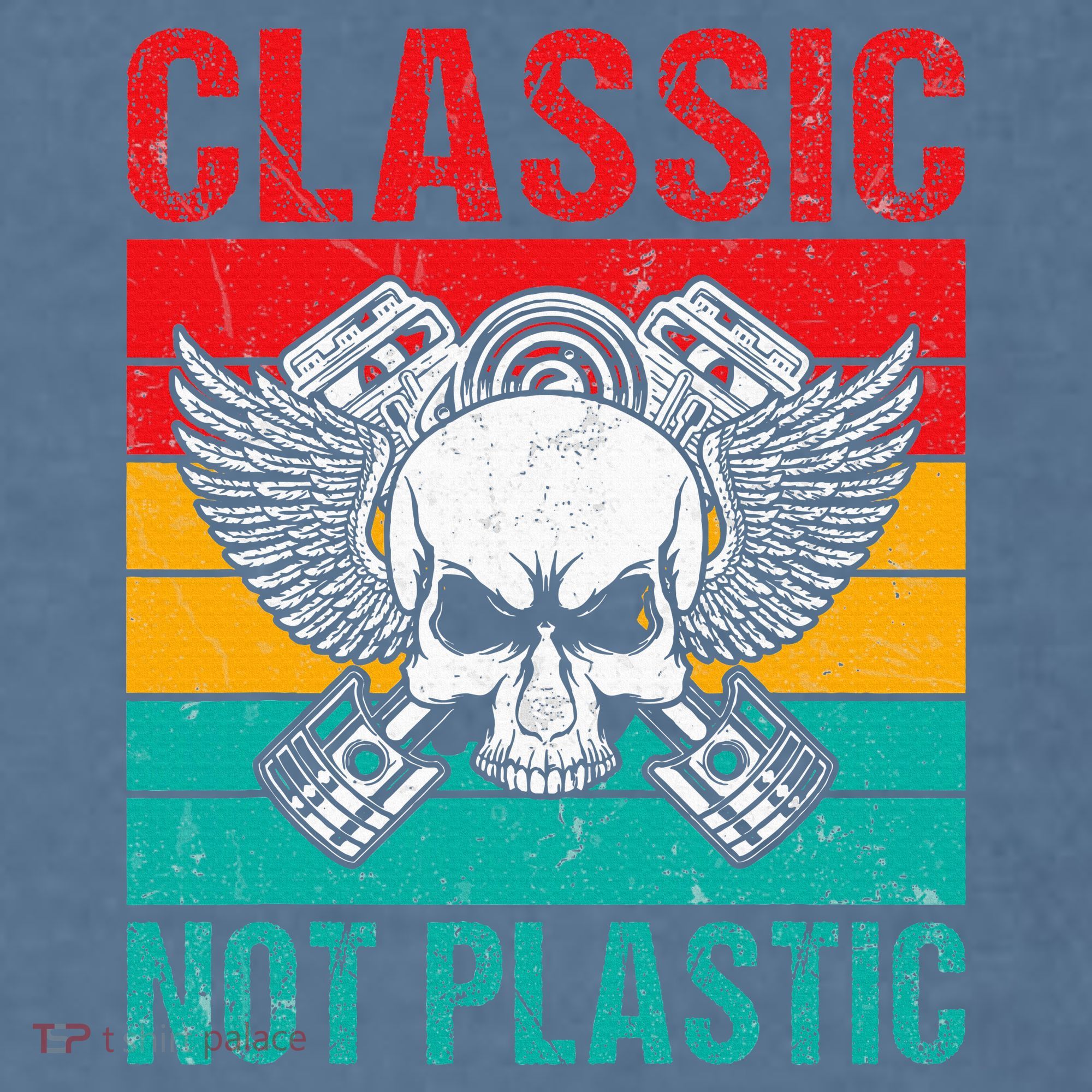 Classic Not Plastic Muscle Car Garment-Dyed Sweatshirt