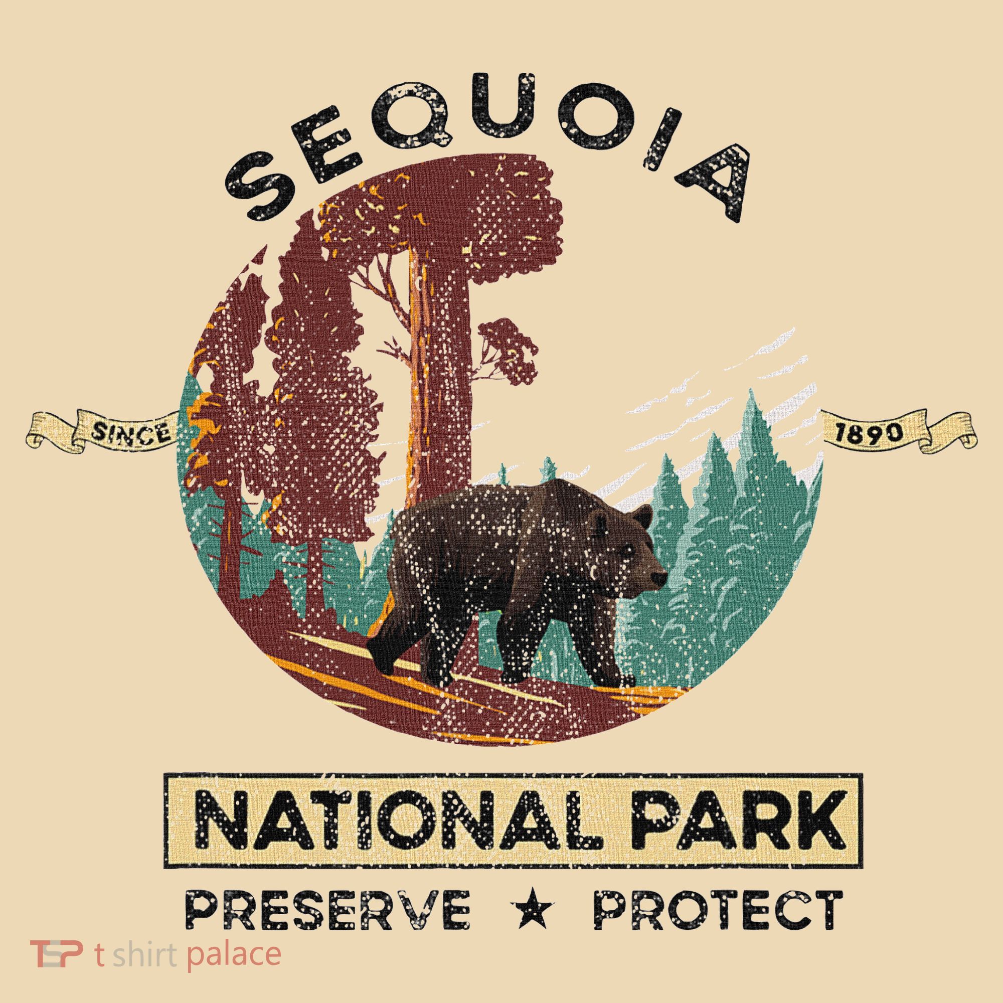 California National Park Sequoia Tote Bag