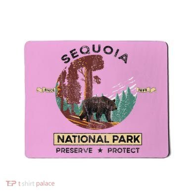 California National Park Sequoia Mousepad