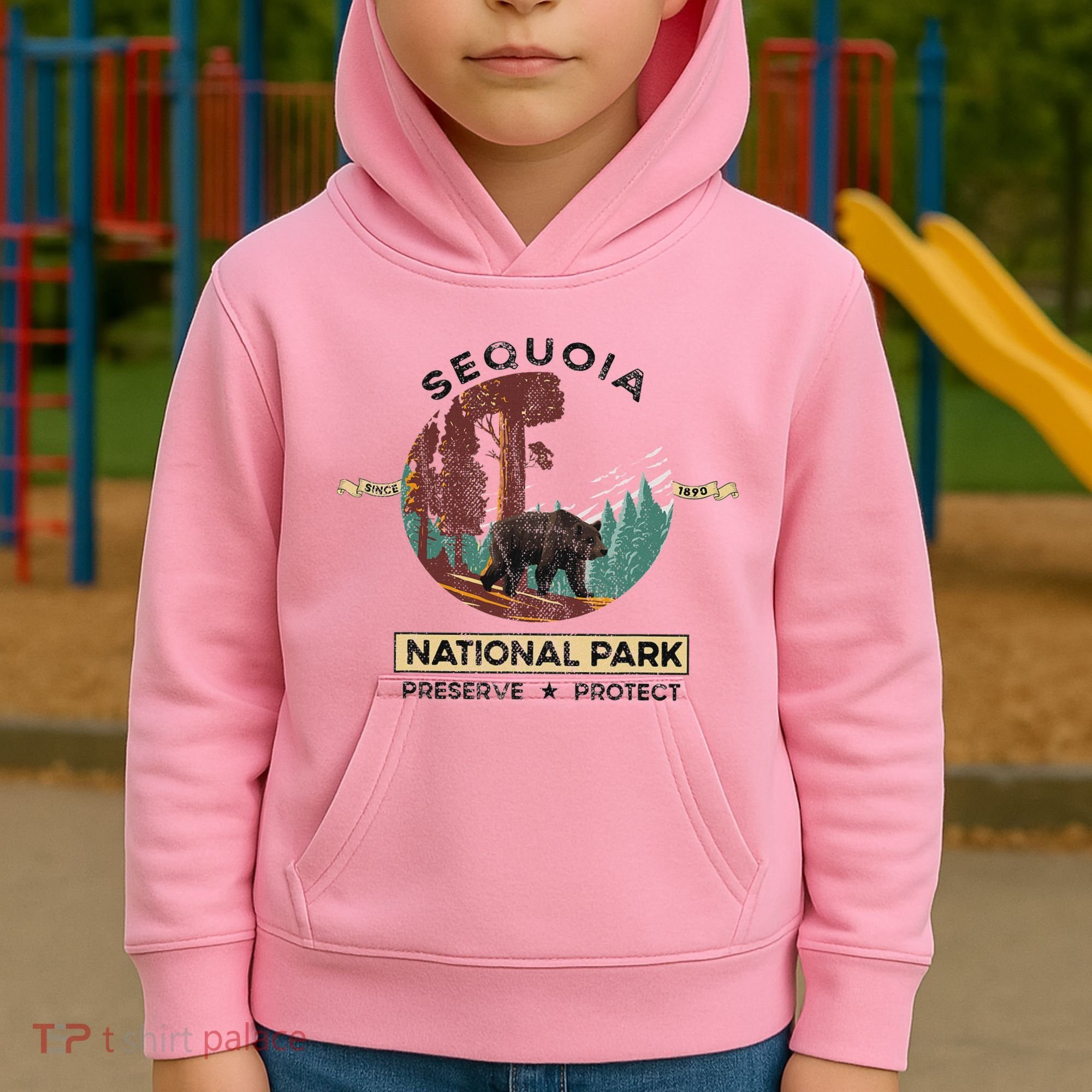 California National Park Sequoia Kids Hoodie