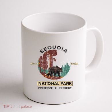California National Park Sequoia Coffee Mug back