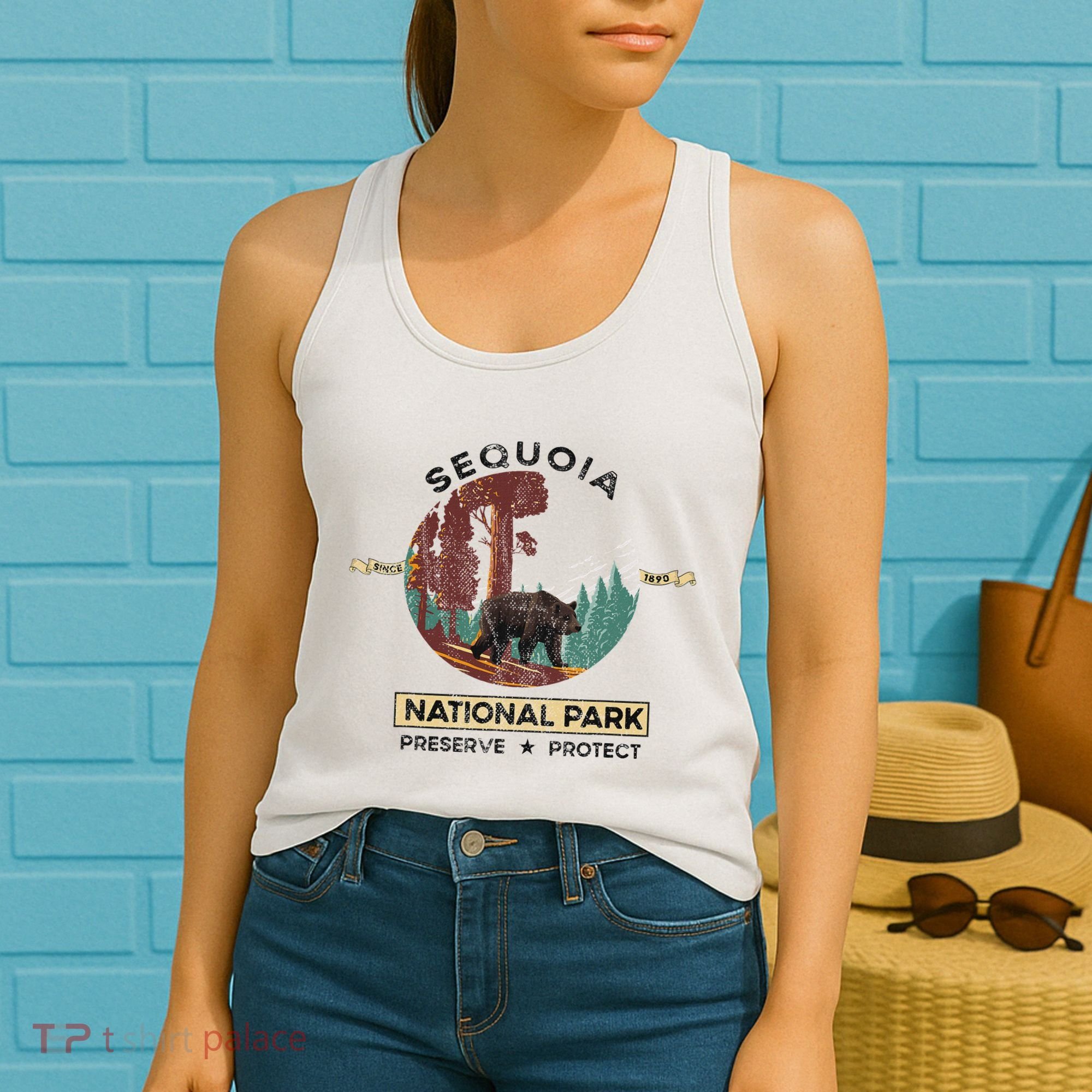 California National Park Sequoia Women's Tank Top